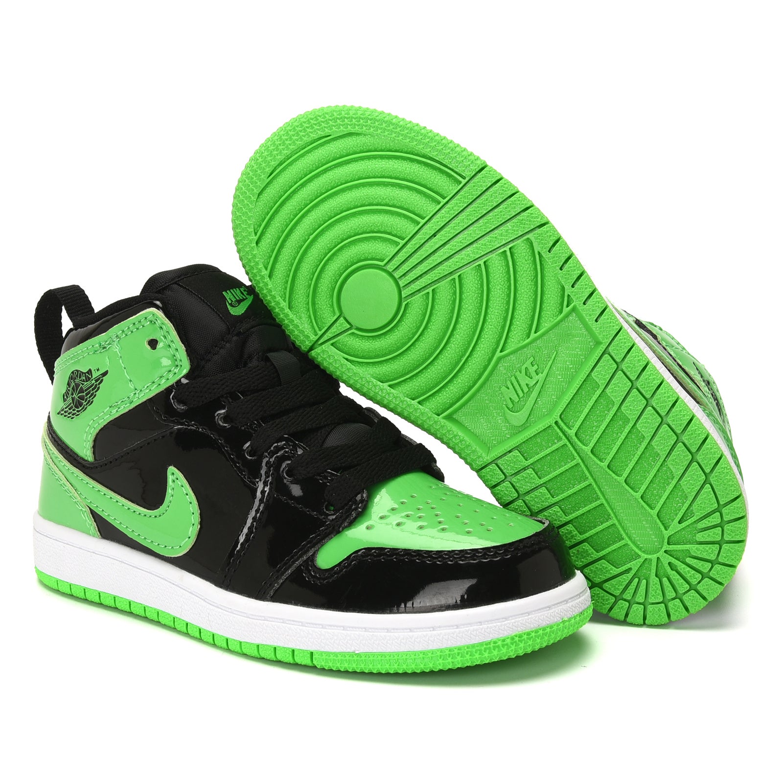 AJ-112" black, green"