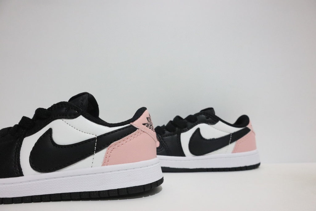 Jordan low-top hook series" white, black, pink"