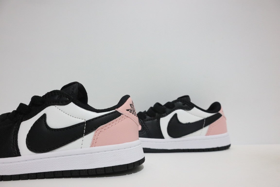 Jordan low-top hook series" white, black, pink"