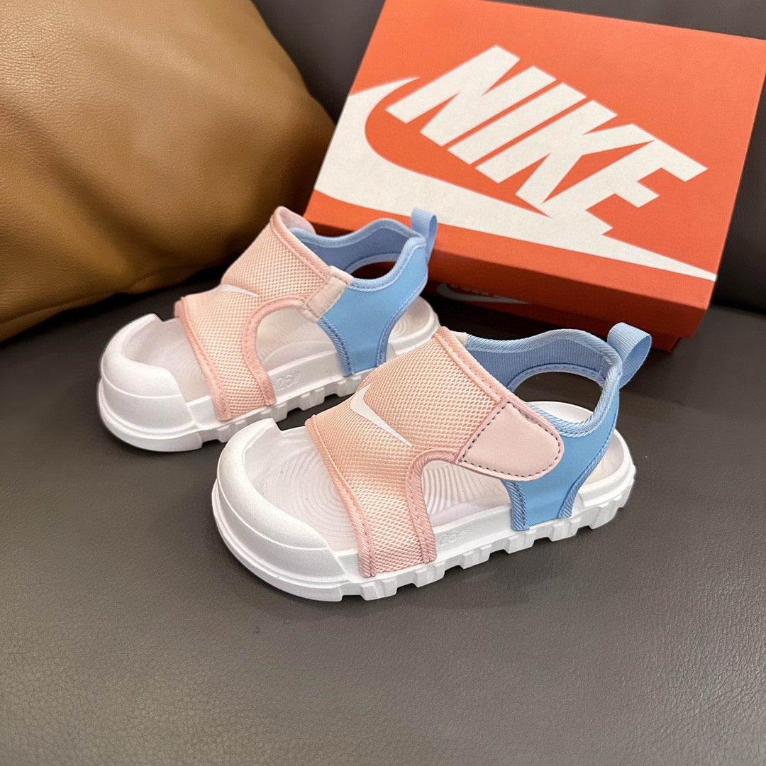 NK cute little closed toe mesh sandals" light pink"