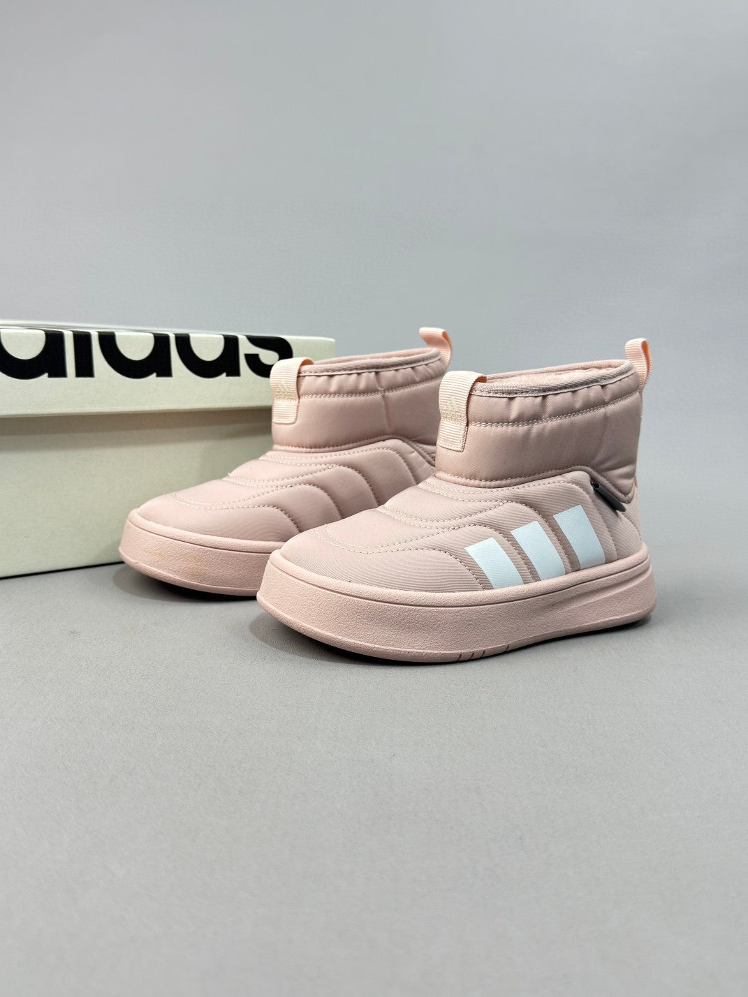 Adidas authentic ADIPUFF MID boys and girls warm "light pink"