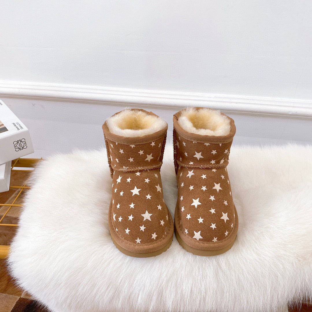 UGG5854 luminous little star children's shoes" brown"
