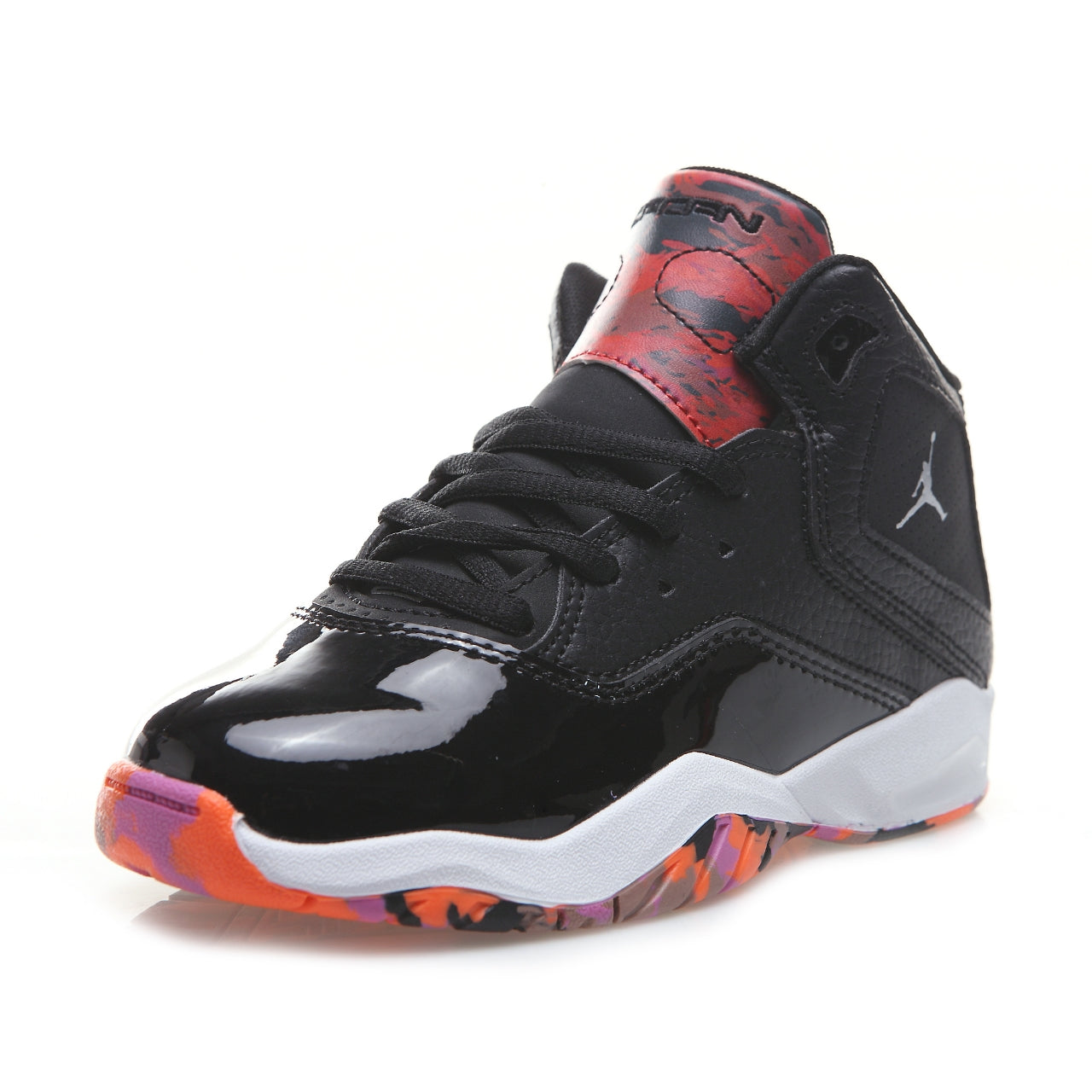 Joe 11 simple version children's shoes" black, white, red"