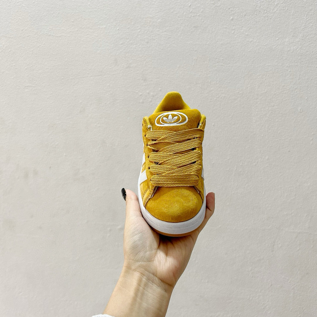 Adidas bread Dexter lace-up pig leather sneakers" yellow"