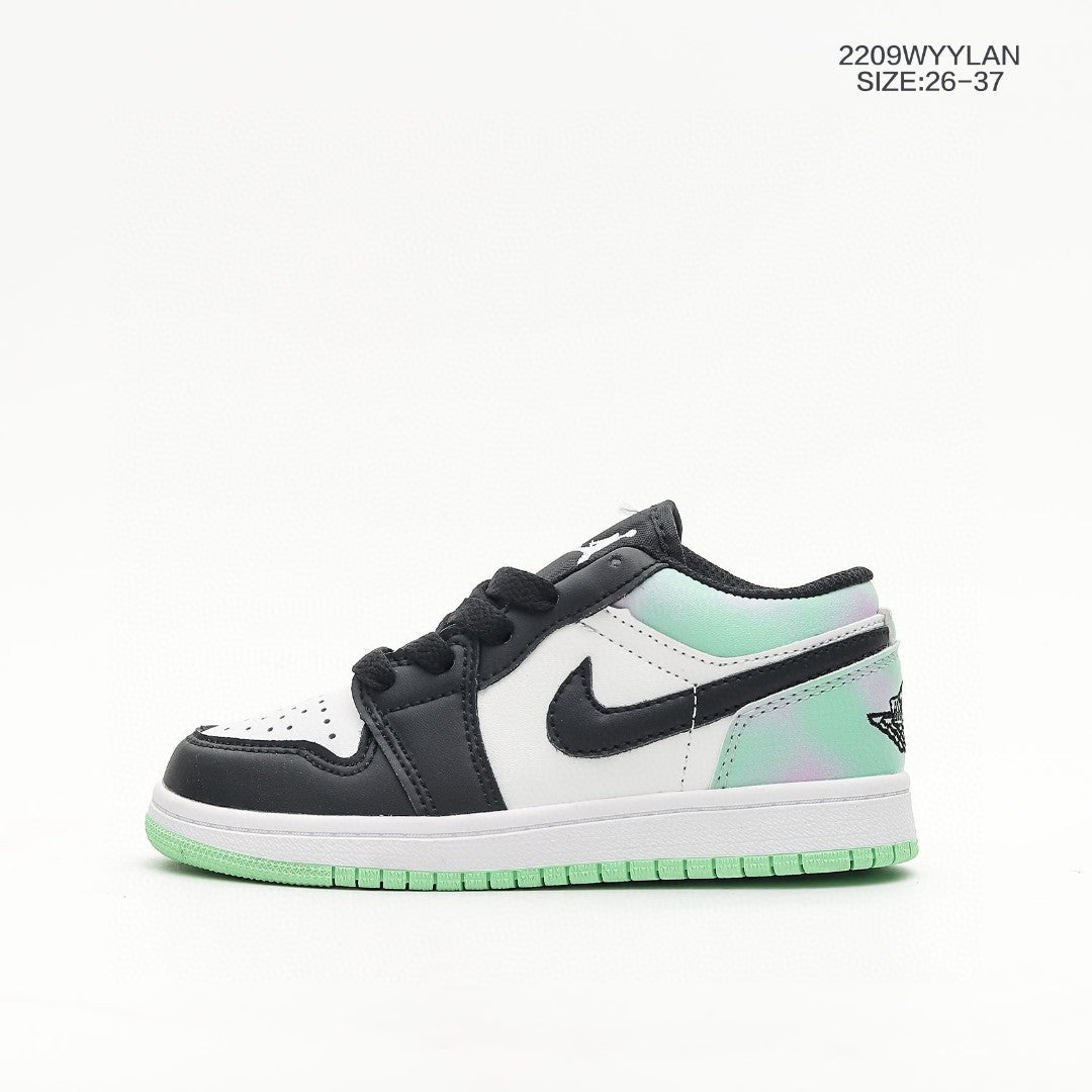 Jordan low-top hook series" white, black, green"
