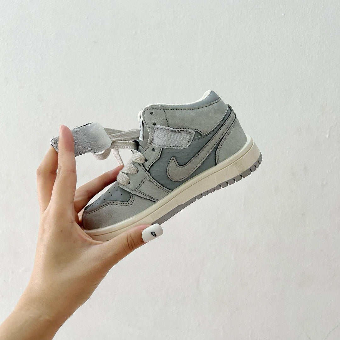 Joe 1 co-branded mid-cut children's shoes" Gray"