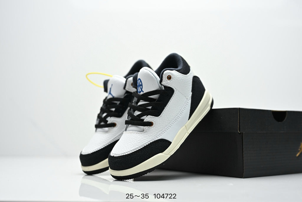 Joe 3" white, black, cream"