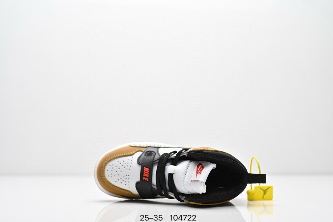 Jordan 312 children's shoes" white, & dark brown"