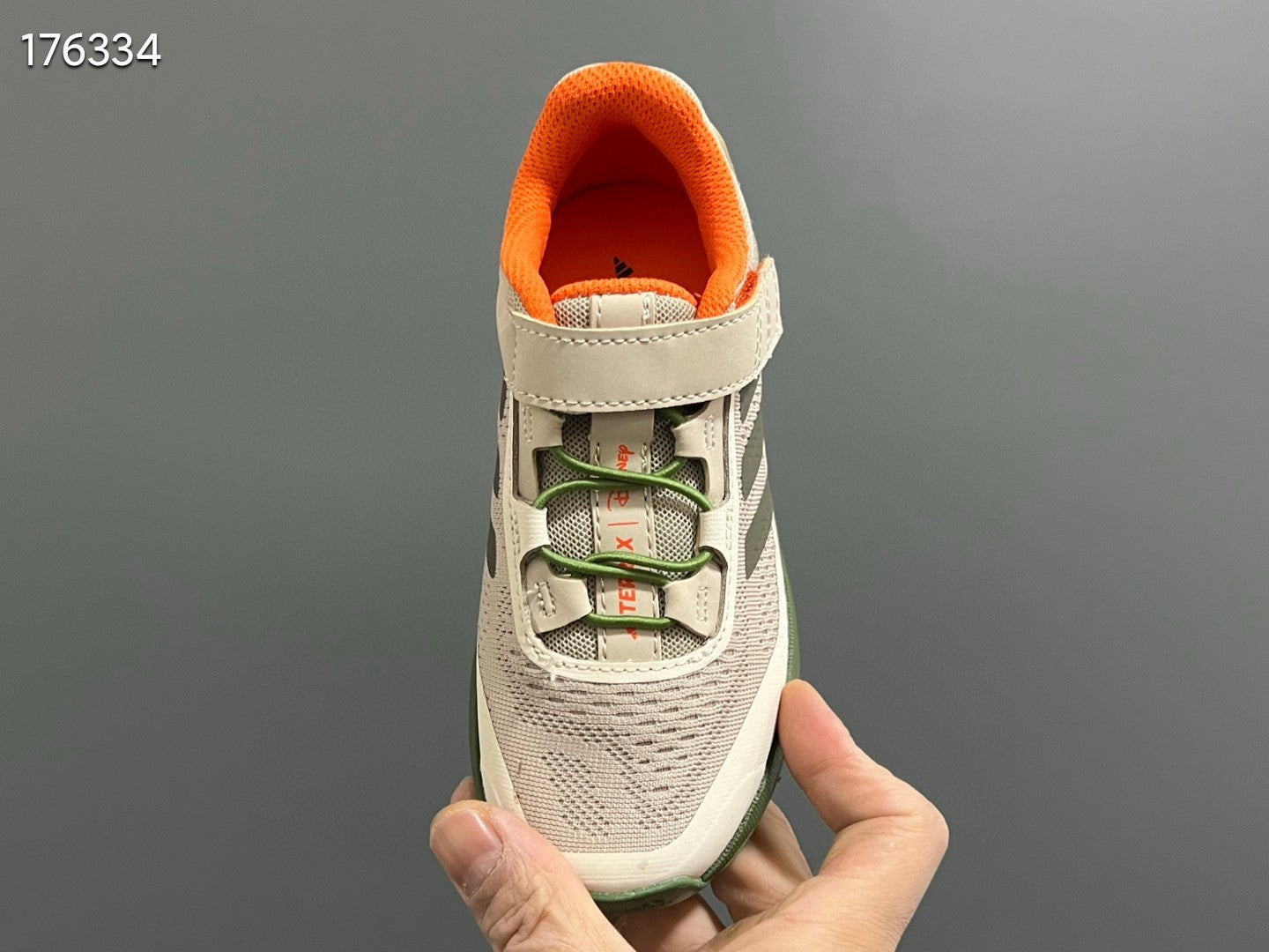 AD Lego joint outdoor lightweight children's sports shoes" gray, green"