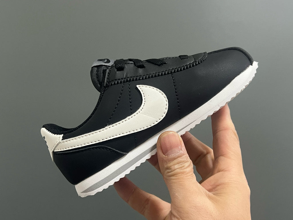 Nike Forrest Gump Classic Velcro Kids Shoes" black"