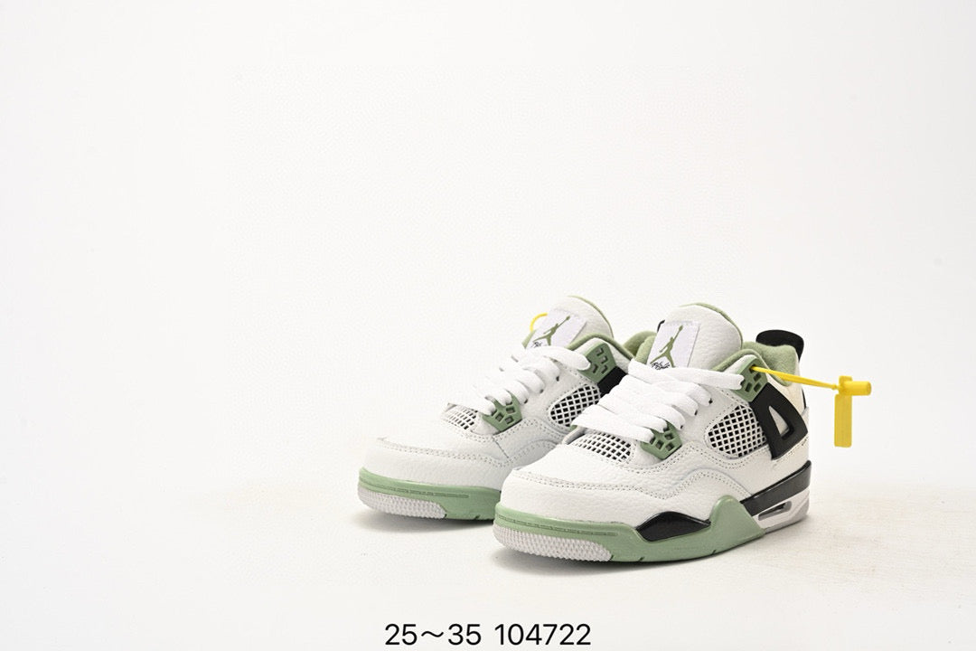 Joe 4 air cushion high quality children's shoes " white, lime green"