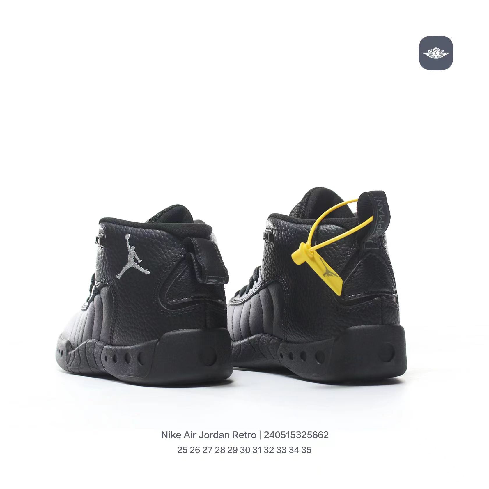 Jordan Retro-combat basketball shoes " black"