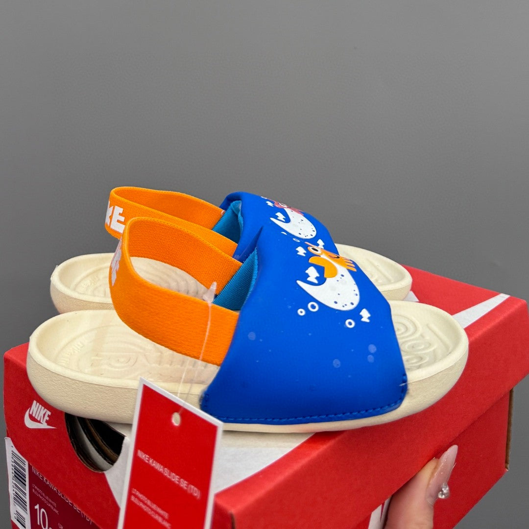 Nai K cute sandals available" light beige, dark blue"
