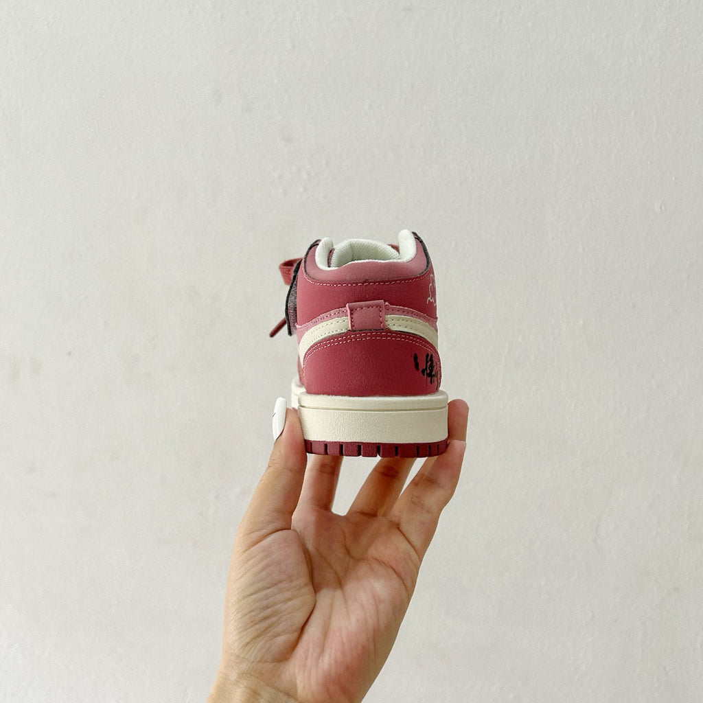 Joe 1 co-branded mid-cut children's " pink"
