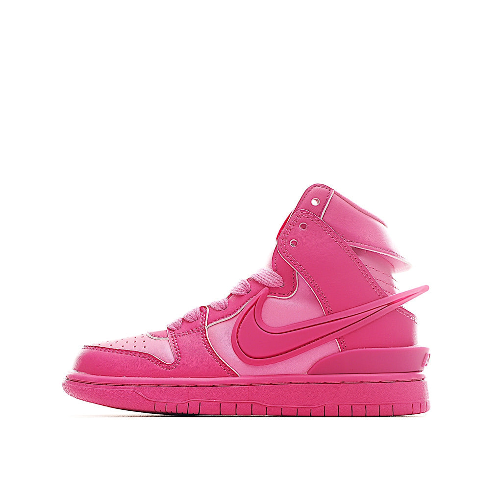 Nike Dunk High Top Swoosh " pink"