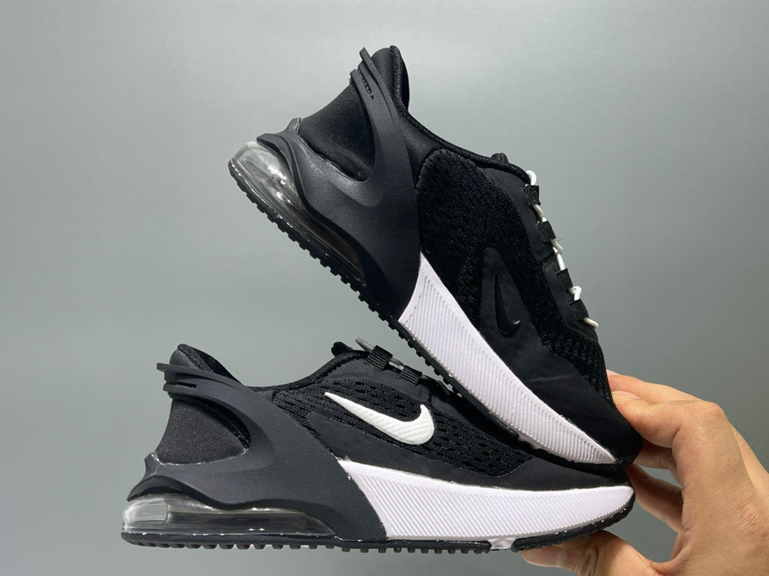 Nike 270 third generation elastic band air cushion children's shoes" black"