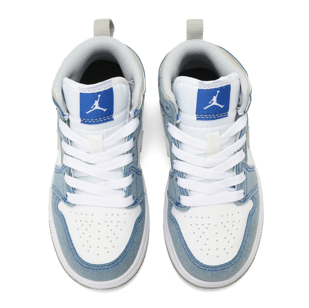 AJ-127" white, sky blue"