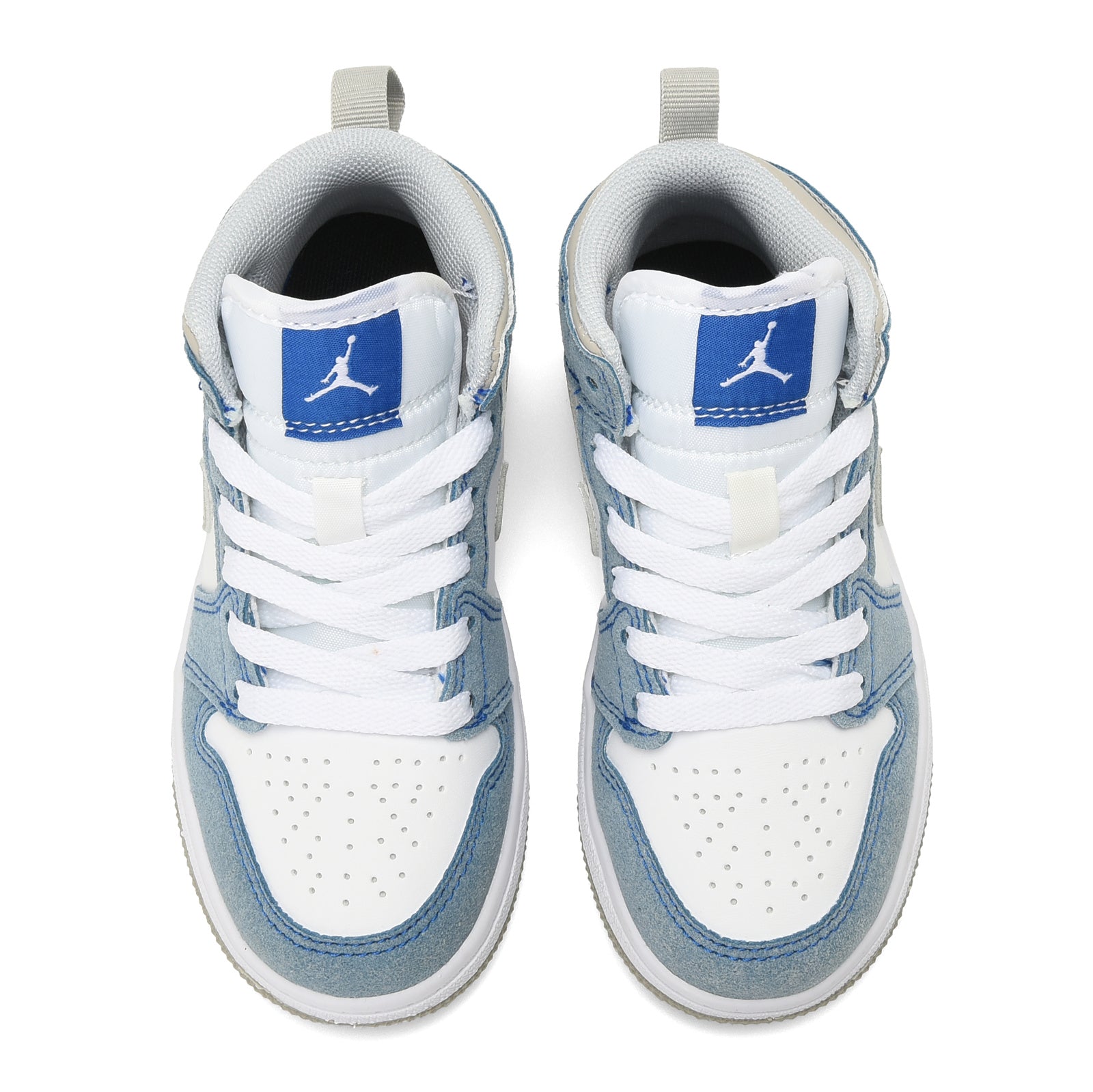 AJ-127" white, sky blue"