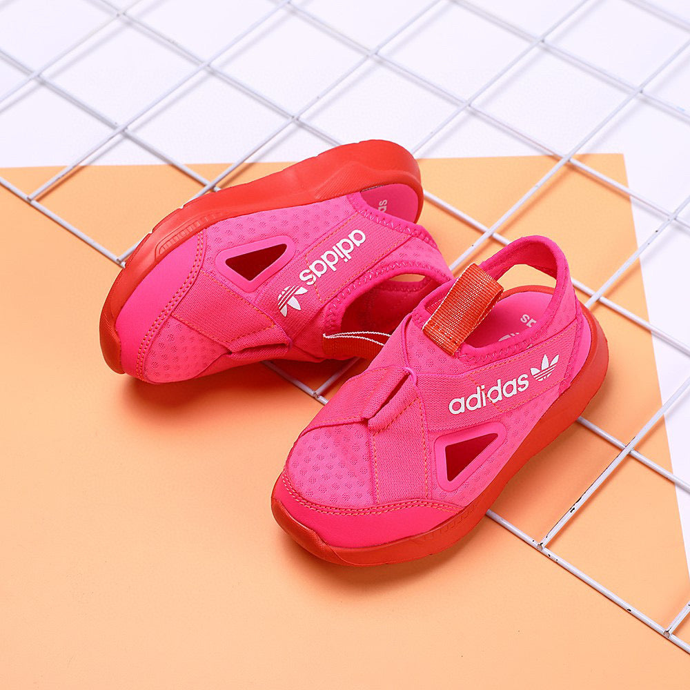Adidas clover cross hollow sandals" pink"