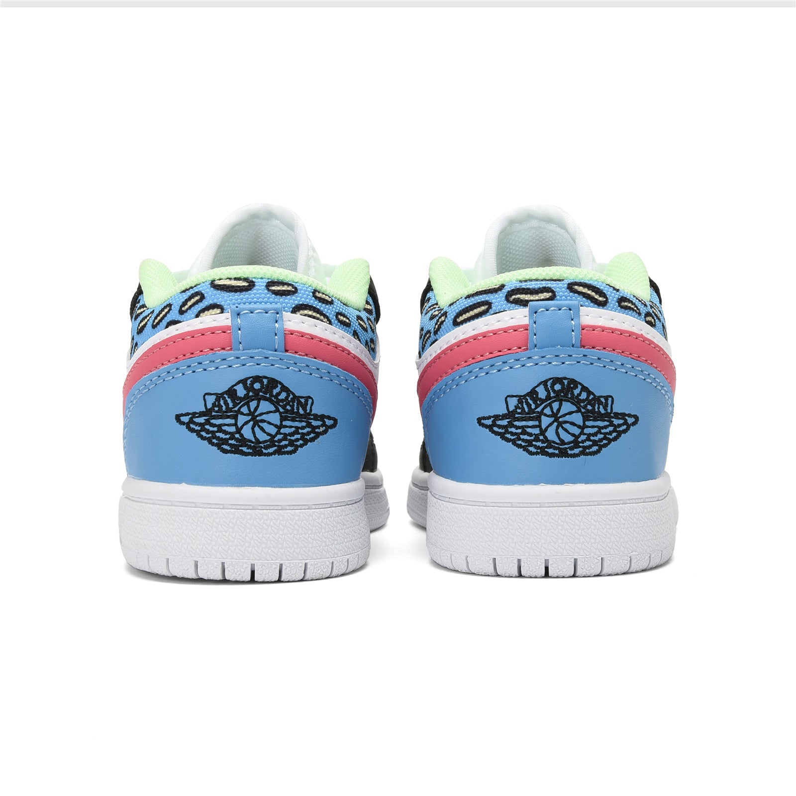 Qiaoyi low-top shoelaces" white, black, yellow, blue"