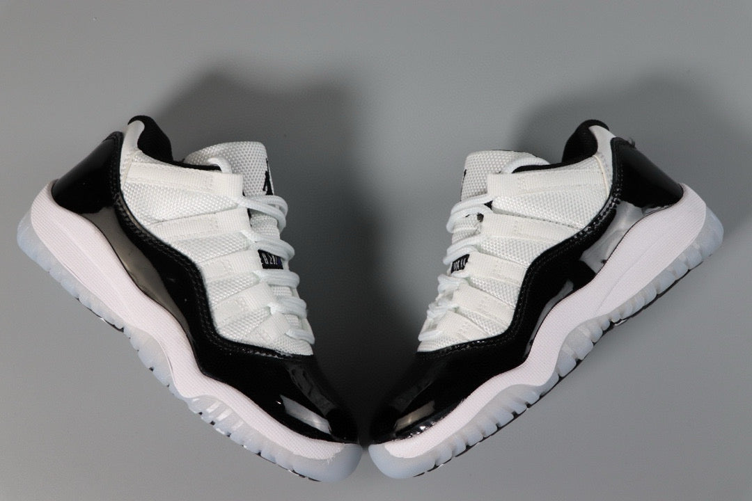 Joe 11 low-top children's shoes" white, black"