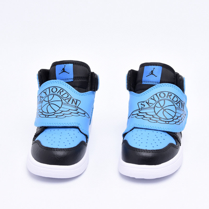 Jordan Wings Kids Shoes" black, blue"