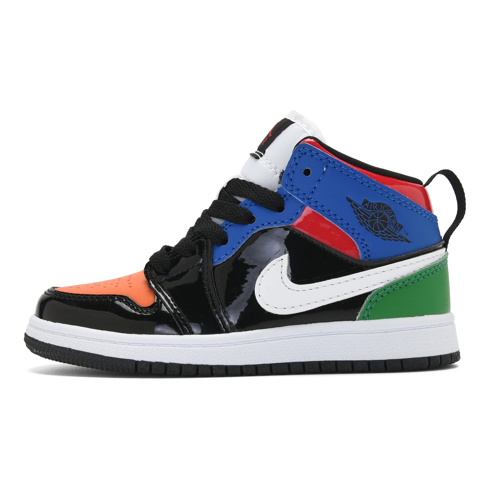 AJ-112" black, blue, green"