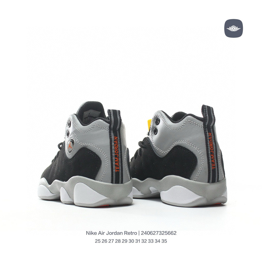 AJ13-1/split leather'  black, gray"