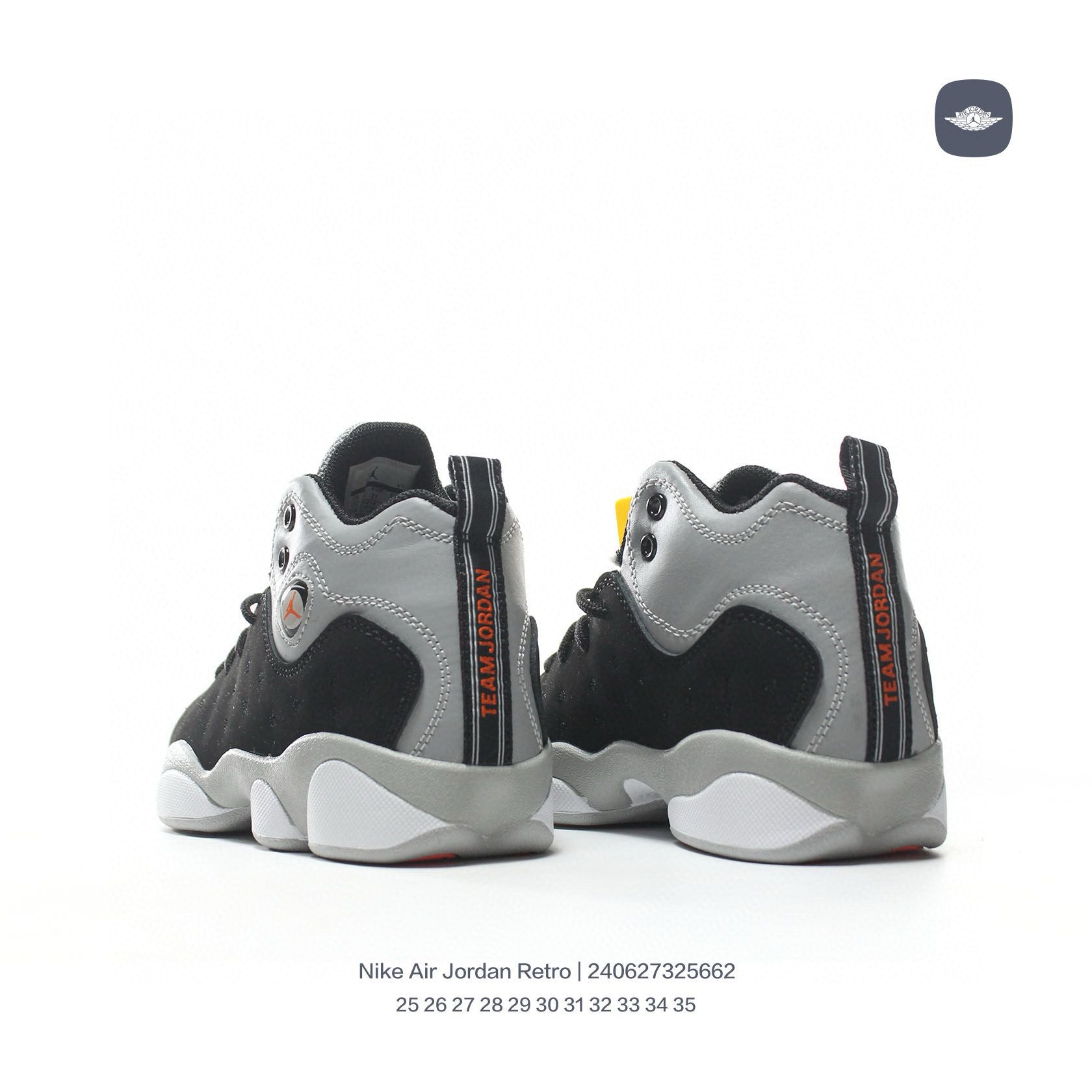 AJ13-1/split leather'  black, gray"