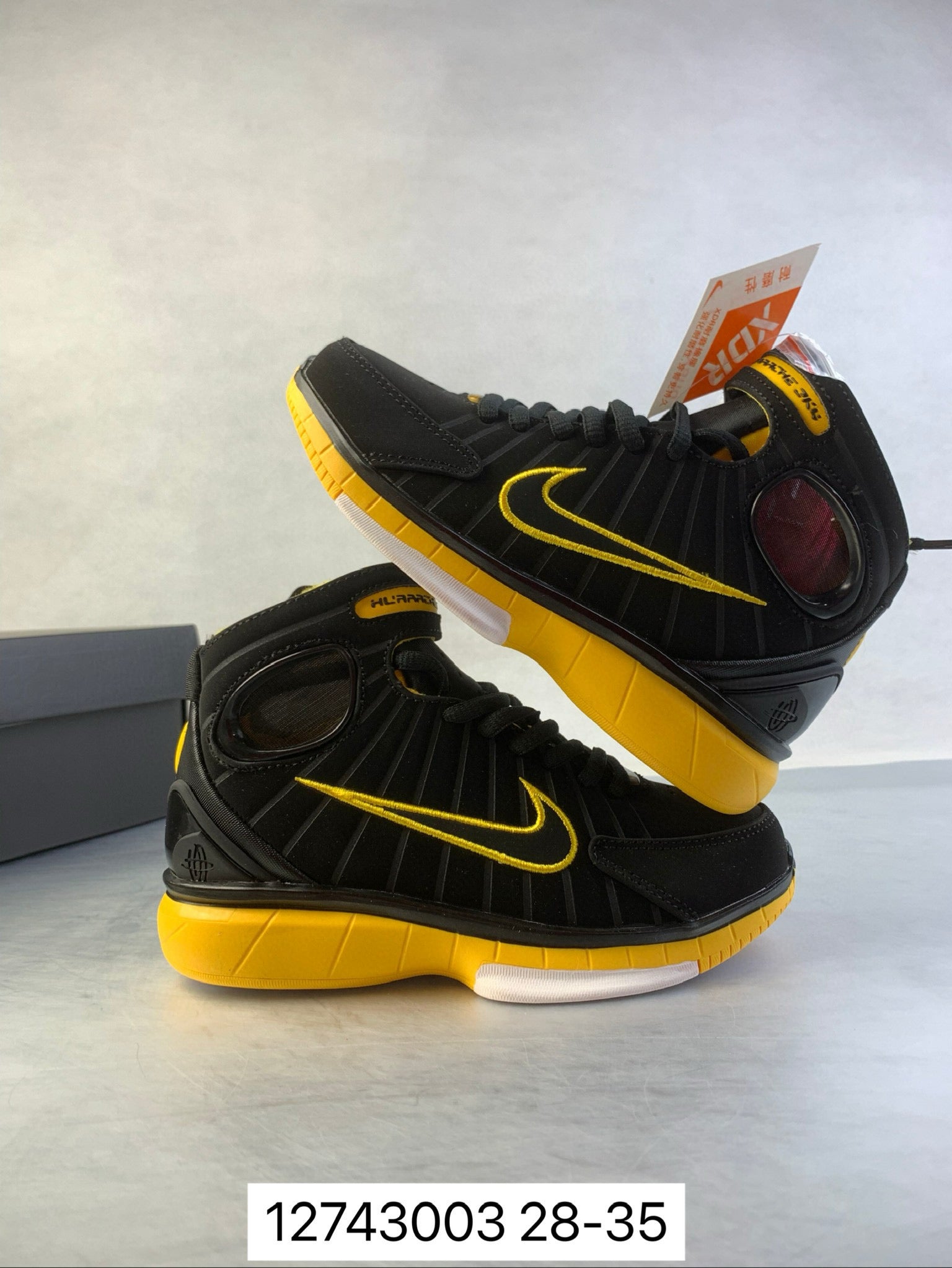 Nike Air Zoom 2K4 basketball shoes " black"