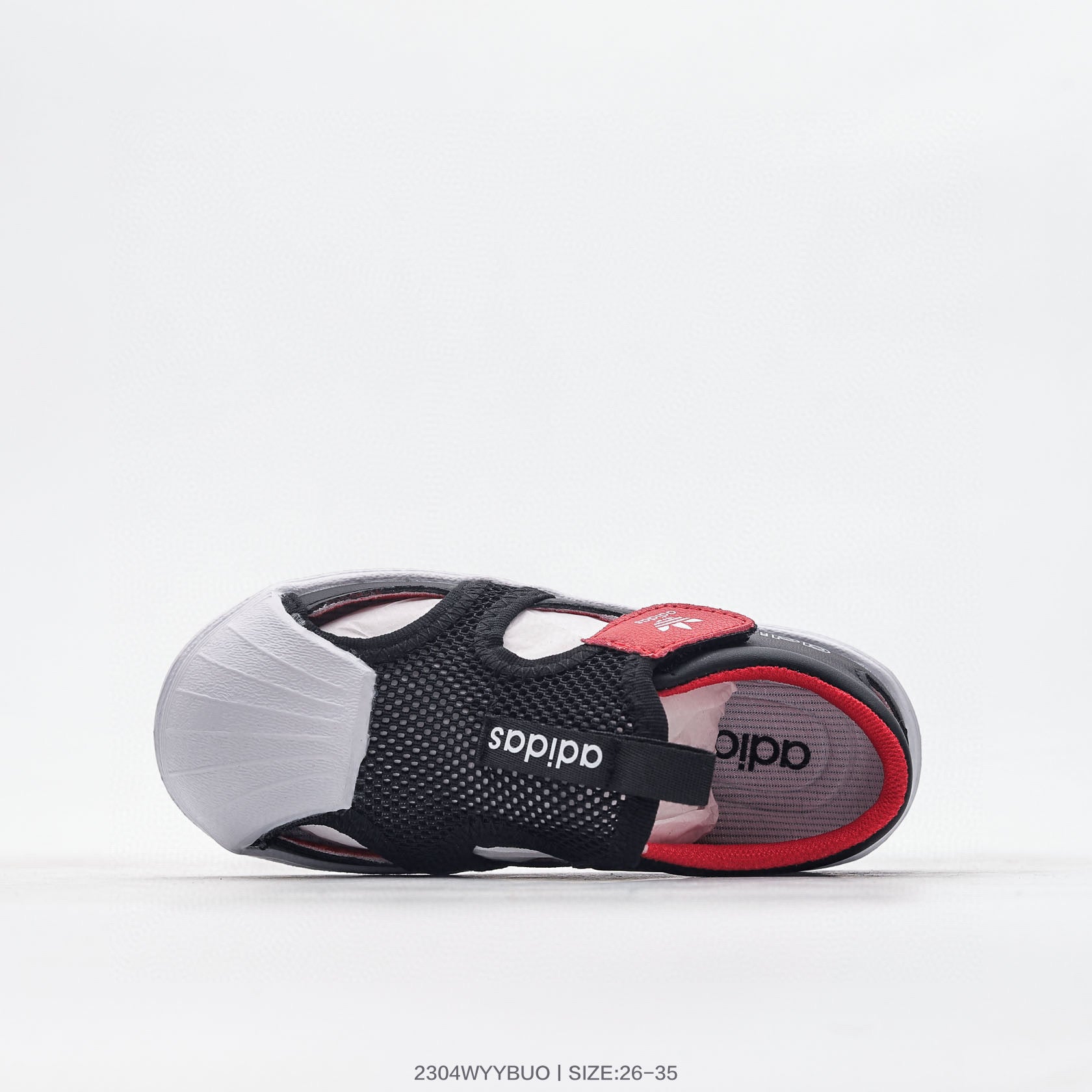 Adidas shell toe joint breathable mesh shoes" black"