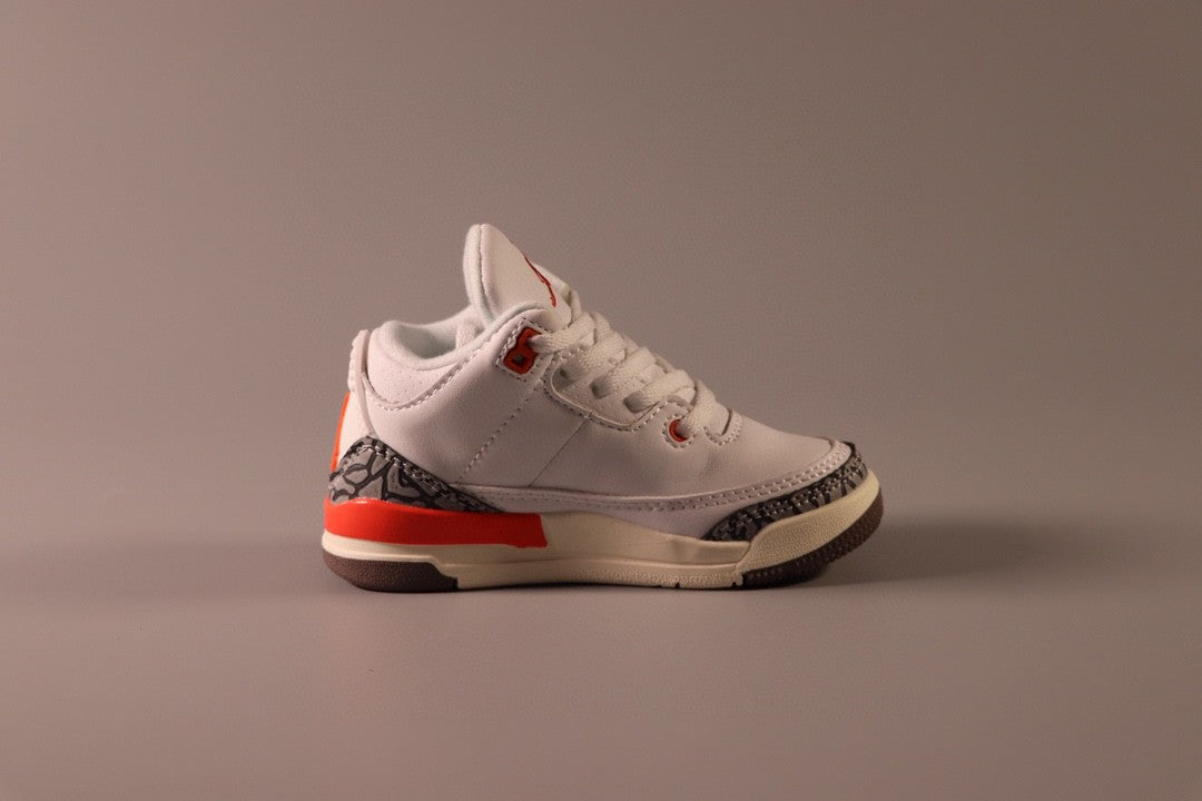 Jordan AJ3 children's shoes" white, red"