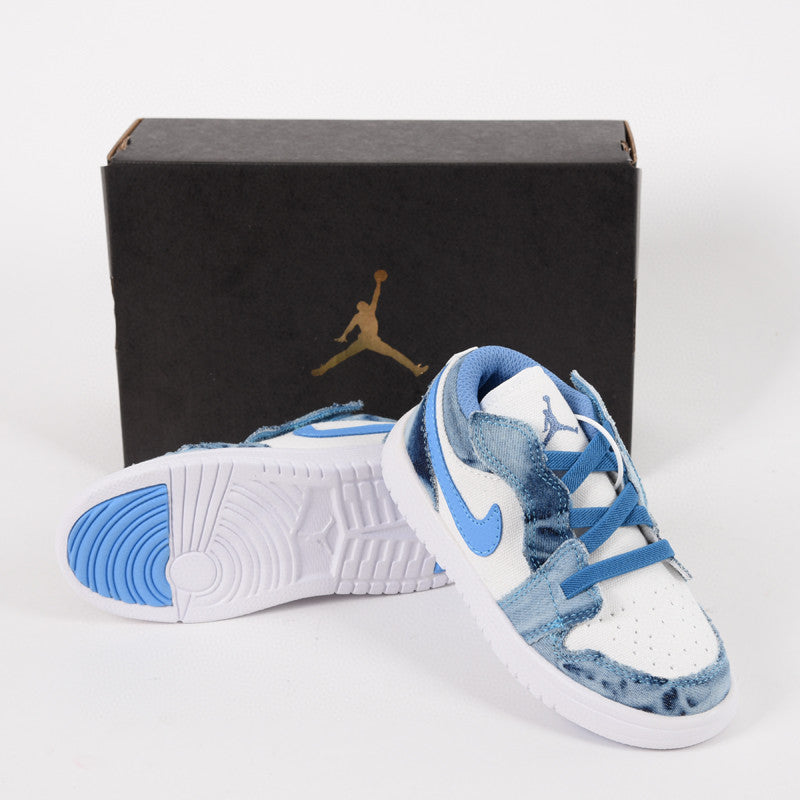 Jordan low top elastic band" white, blue'