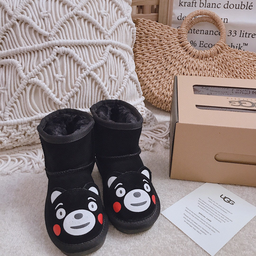 UGG children's shoes cartoon series" black"