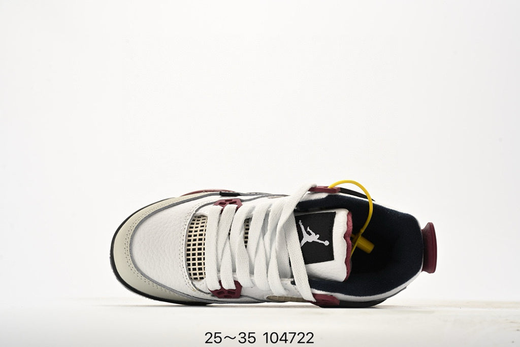 Joe 4 air cushion high quality children's shoes " white, deep red"