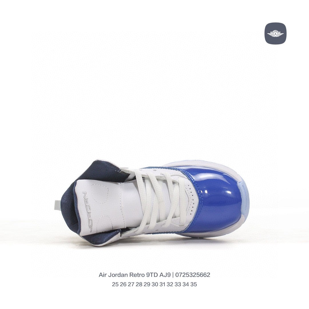 AJ12.5 generation children's retro leisure culture" white, blue"