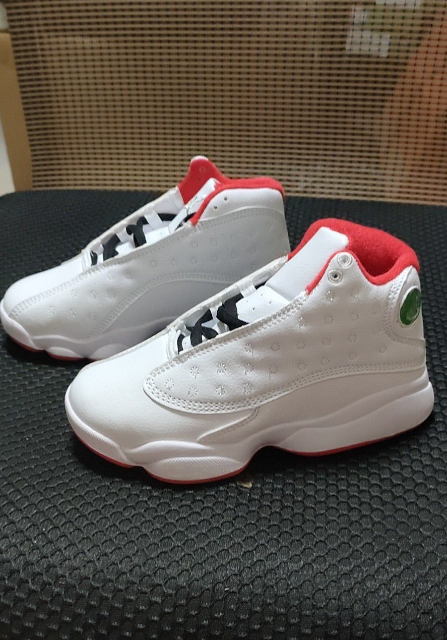 Joe 13 high top children's shoes" white, red"