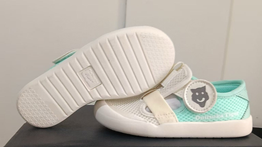 YSS  bread head sandals" off white, mint green"