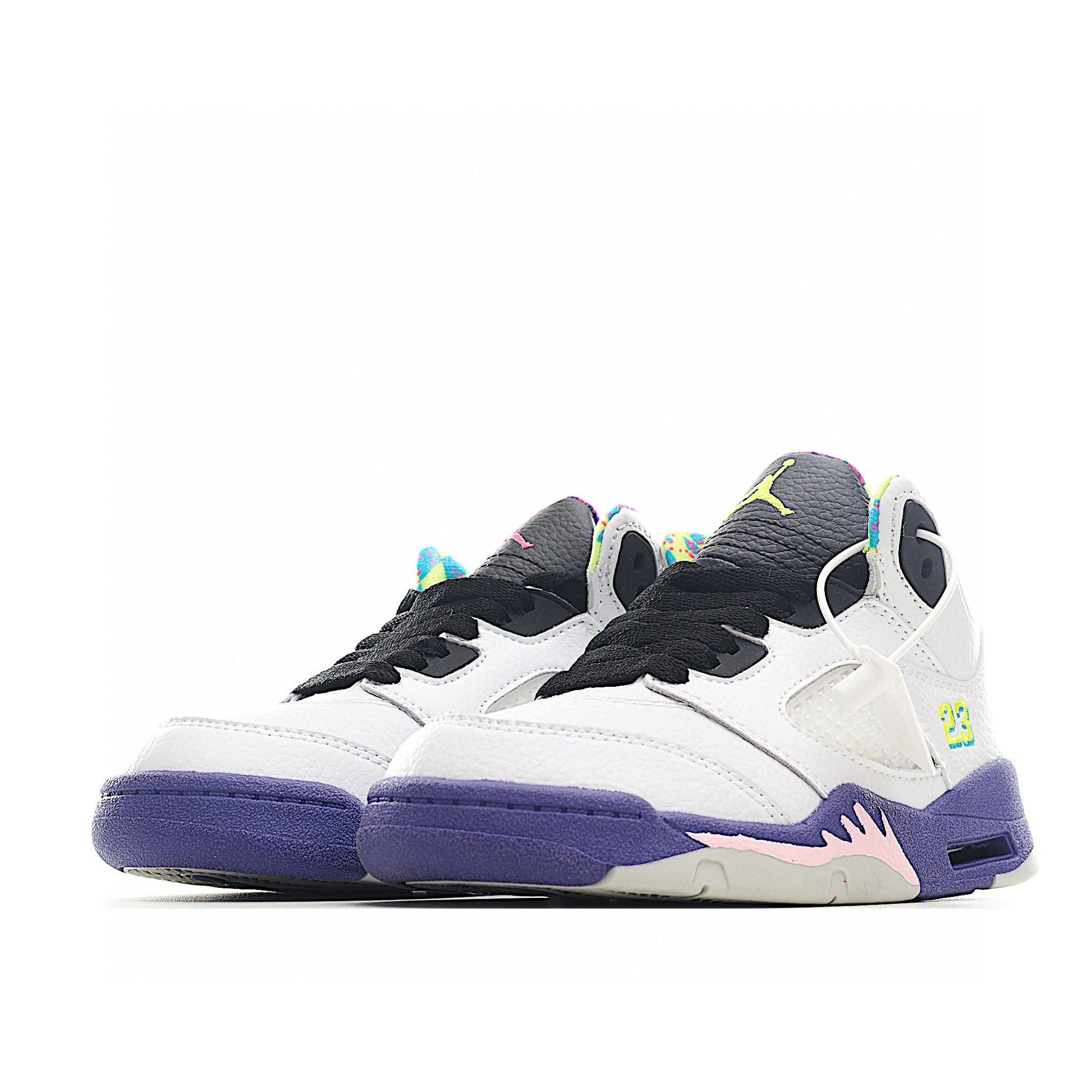 Jordan 5 children's shoes" white, purple"