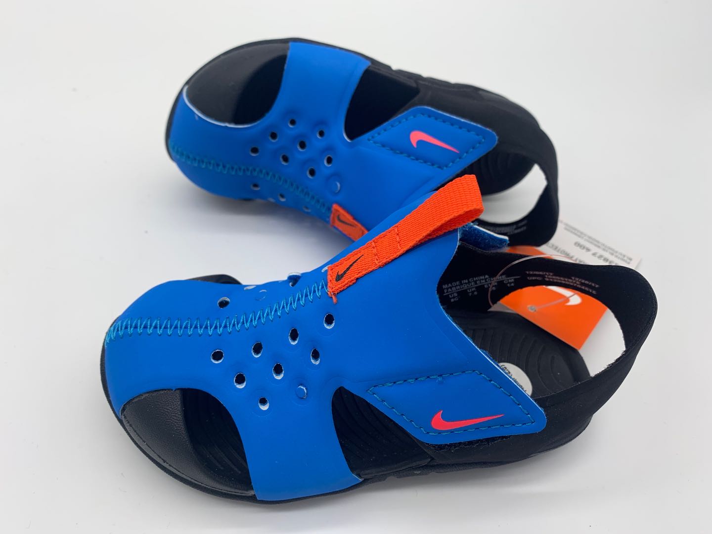 Nike Crocs " blue, orange"