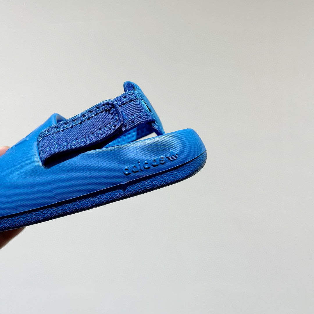 Adidas clover soft thick sole detachable two-wear children's sandals" dark blue"