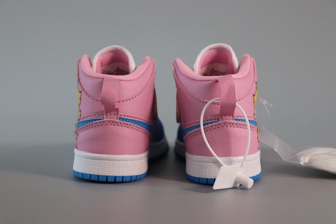 Jordan Air Jordan 1 Super Mario" blue, pink, white"