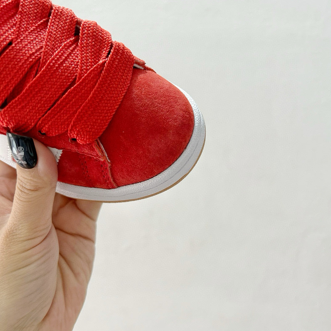 Adidas bread Dexter lace-up pig leather sneakers" red"