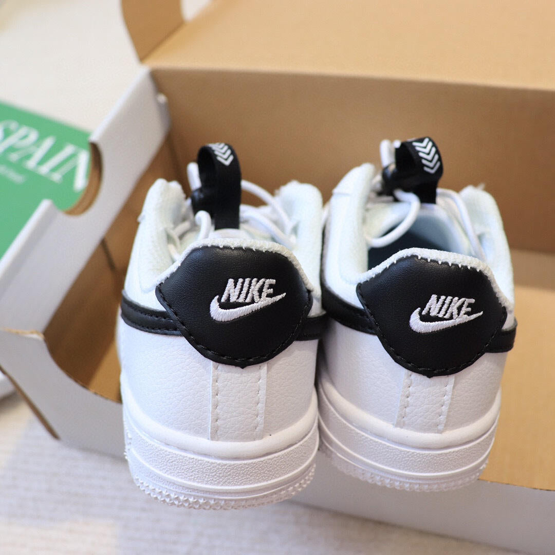 Air Force low-top lace-up sneakers" white"