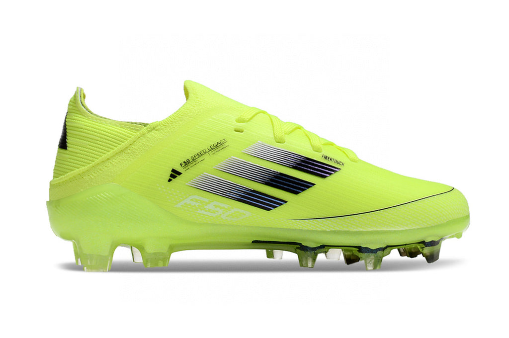 Adidas F50 knitted waterproof football shoes" green"