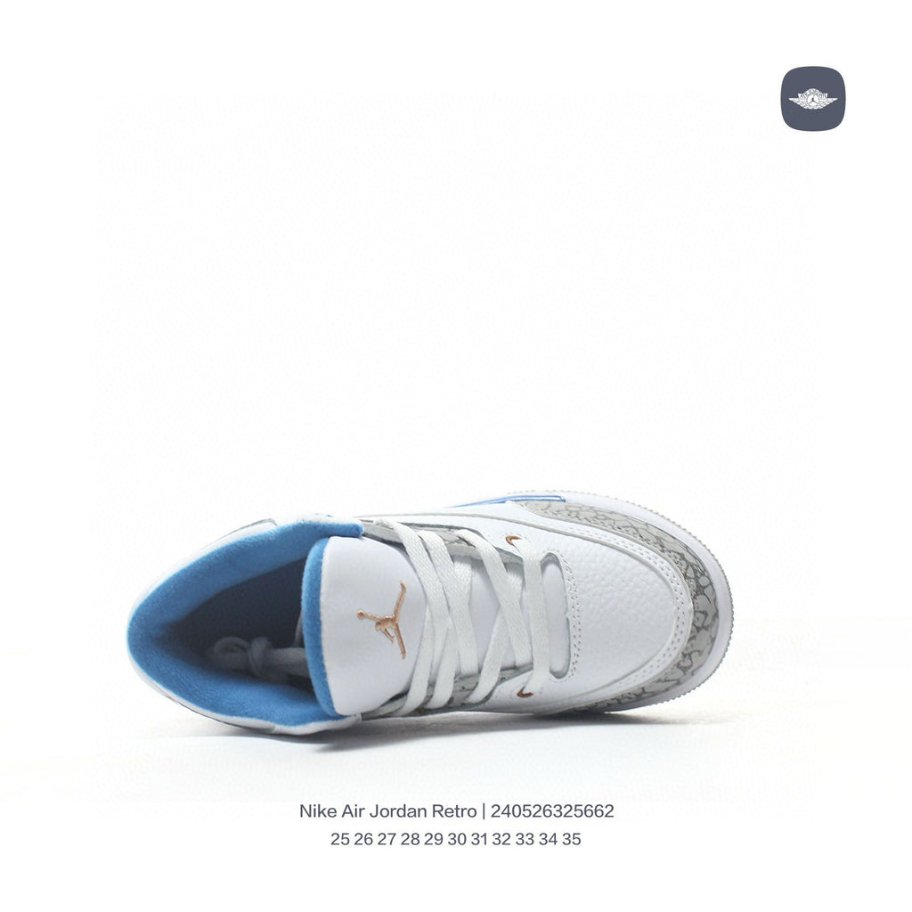 Joe 3" white, blue"