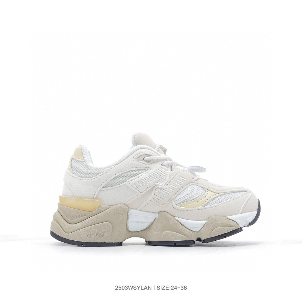 New Balance 9060 series retro versatile dad style elephant" white"