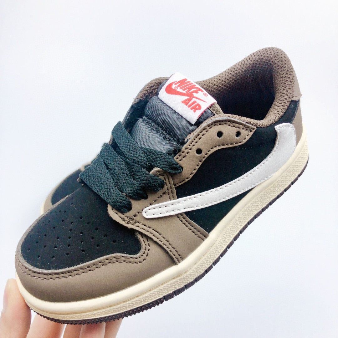 Jordan low-top reverse hook black warrior" brown, black"