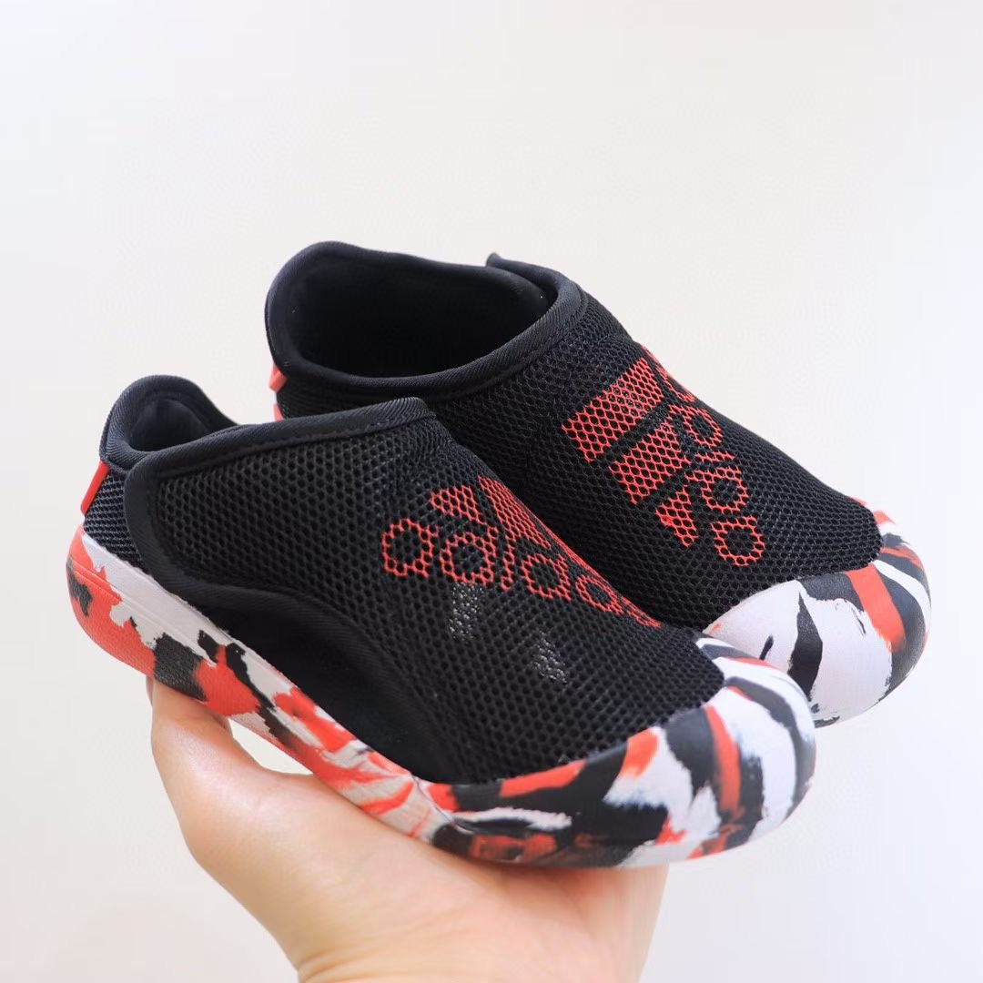 Adidas 3.0 Baotou mesh sandals "black, orange"
