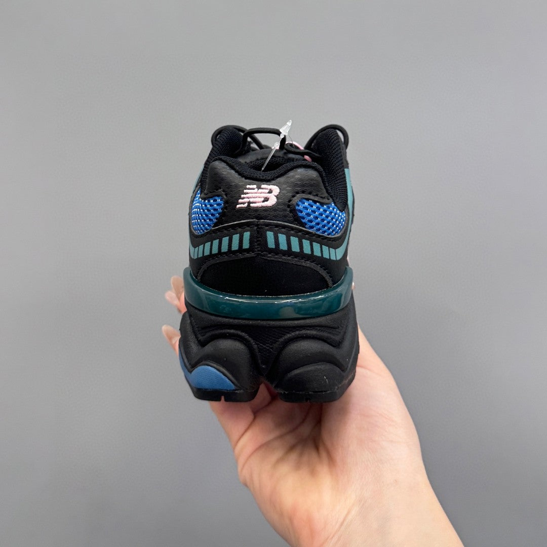 New Balance 9060 series retro versatile dad style elephant" black, blue"
